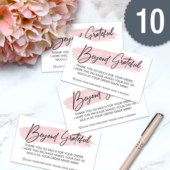 Poshmark Thank You Note Card Variety Pack #2 (50 ct) - Picture 4 of 6